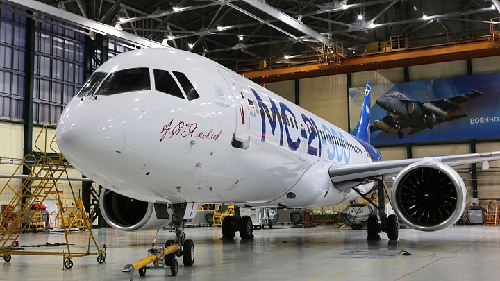 В Ростехе назвали самолет МС-21 символом преодоления санкций